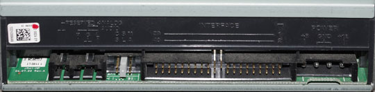 DVD rear connectors