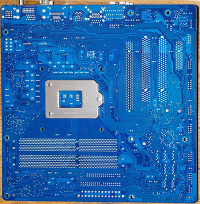 Back of Motherboard